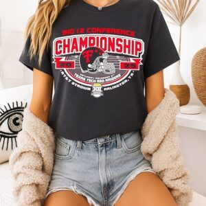 Texas Tech Red Raiders 2025 Big 12 Conference Championship Dfw Takeover T-Shirt
