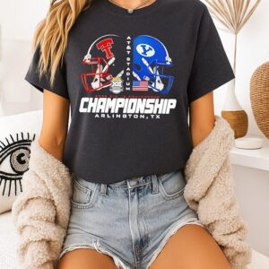 Texas Tech Red Raiders Vs Byu 2025 Big 12 Conference Championship Face Off T-Shirt
