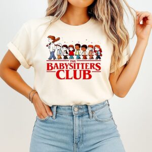 The Baby Sitters Club Stranger Things Cartoon T-Shirt