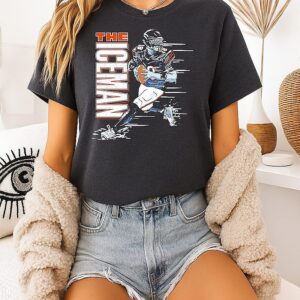 The Ice Man Caleb Williams Chicago Bears Cartoon T-Shirt