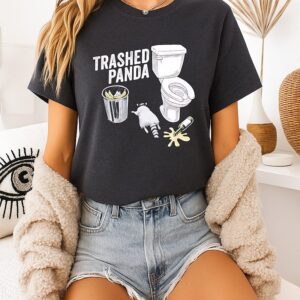 Trashed Panda Funny Drunk Raccoon T-Shirt