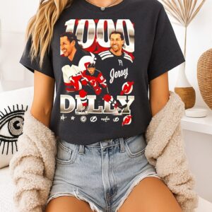 Travis Zajac New Jersey Devils 1000 Games Dilly T-Shirt