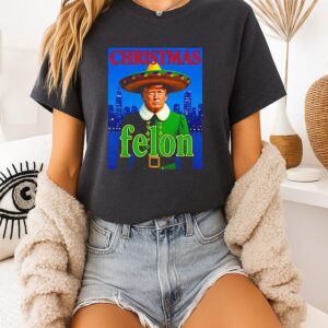 Trump The Elf Christmas Felon T-Shirt