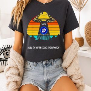 Ufo Dgb Hodl On We’re Going To The Moon Vintage T-Shirt