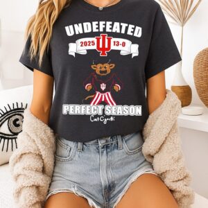 Undefeated Indiana Hoosiers 2025 13-0 Perfect Season T-Shirt