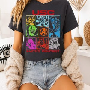 Usc Trojans Marvel Avengers Earth’s Mightiest T-Shirt