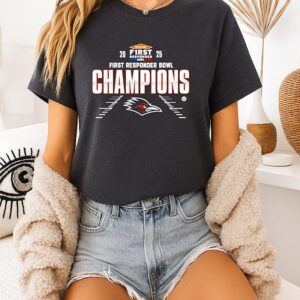 Utsa Roadrunners Football 2025 First Responder Bowl Champions Classic T-Shirt