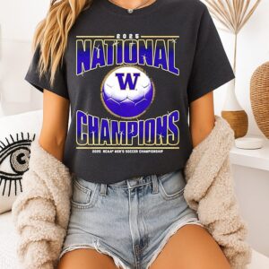 Washington Men’s Soccer 2025 National Champions T-Shirt