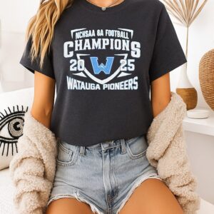 Watauga Pioneers 2025 6a State Champions Logo T-Shirt