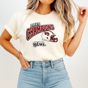 Western Kentucky Hilltoppers New Orleans Bowl 2025 Champions Helmet T-Shirt