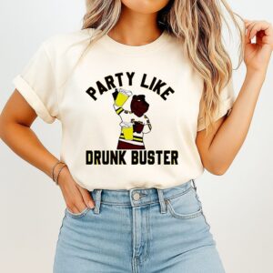 Western Michigan University Buster Bronco Party Like Drunk Buster T-Shirt