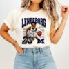 Yaxel Lendeborg Michigan Basketball Caricature T-Shirt