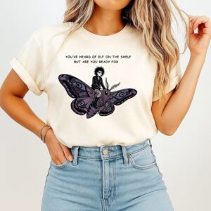 You’ve Heard Of Elf On The Shelf But Are You Ready For Goth On A Moth T-Shirt