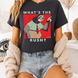 Zootopia Funny Disney Flash Whats The Rush T-Shirt