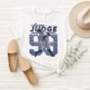 Aaron Judge 99 New York Yankees Player Swing Cartoon Retro T-Shirt