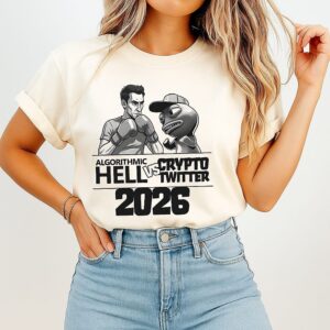 Algorithmic Hell Vs Crypto Twitter 2026 T-Shirt