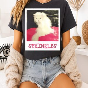 Angela Martin Waering Sprinkles Cat The Office Sitcom T-Shirt
