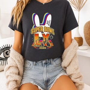Bad Bunny X Super Bowl Lx 2026 Skyline T-Shirt