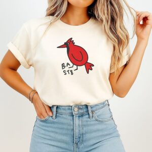 Ball St8 Bird Doodle Bsu Football T-Shirt