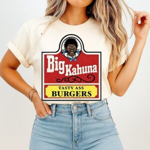 Big Kahuna Tasty Ass Burgers Vintage Logo T-Shirt