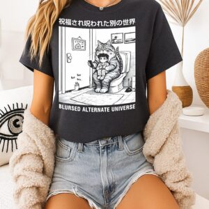 Blursed Alternate Universe Cat Lover T-Shirt