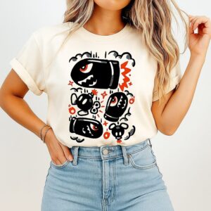 Bob-Bombing Run Bullet Bill Classic Video Game Character T-Shirt