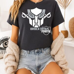 Brock Optimus Prime Transformer Las Vegas Raiders Parody Logo T-Shirt