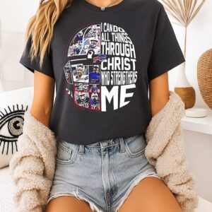 Buffalo Bills I Can Do All Things Through Christ Who Strengthens Me Signature T-Shirt