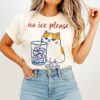 Cat No Ice Please Caricature T-Shirt