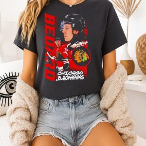 Chicago Blackhawks Connor Bedard Playmaker Signature T-Shirt