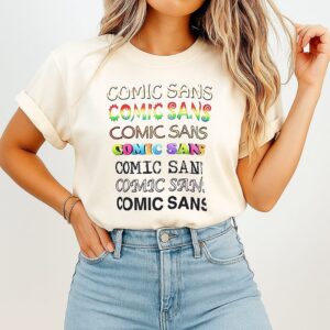 Comic Sans Repeat T-Shirt