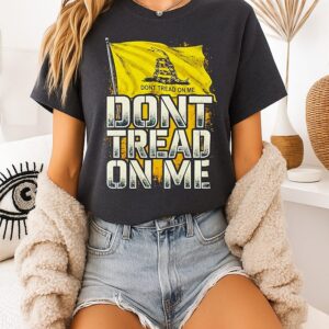 Don’t Tread On Me Wavy Gadsden Flag T-Shirt
