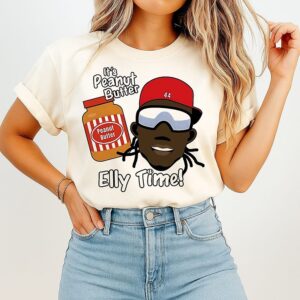Elly De La Cruz Cincinnati Reds Mlb Peanut Butter And Elly Time T-Shirt