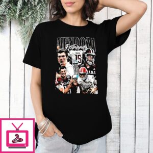 Fernando Mendoza Indiana Hoosiers National Champions 2025 90s Style Graphic T-Shirt