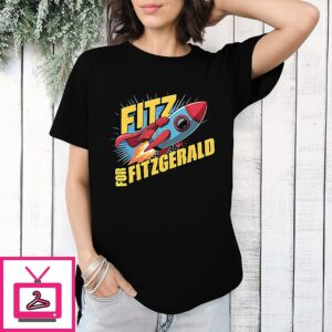 Fitz For Fitzgerald Rocketship Graphic T-Shirt