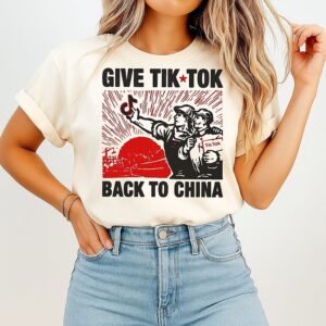 Give Tiktok Back To China Vintage T-Shirt