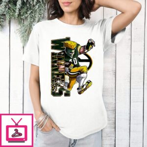 Green Bay Packers 2025 NFL Wild Card Weekend Mascot T-Shirt