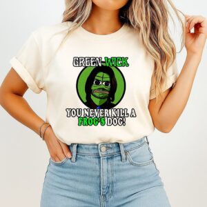 Green Wick You Never Kill A Frog’s Dog T-Shirt