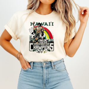 Hawaii Rainbow Warriors Football 2025 Champions Sheraton T-Shirt