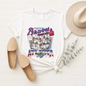 Home Of The Atlanta Braves 1991 World Series Caricature T-Shirt