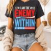 I Am The Enemy Within Flag Retro T-Shirt