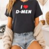 I Love D-Men Heart T-Shirt