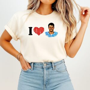 I Love Drake Maye New England Patriots Vintage T-Shirt