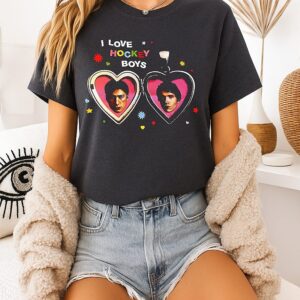 I Love Hockey Boys Shane Hollander And Ilya Rozanov T-Shirt