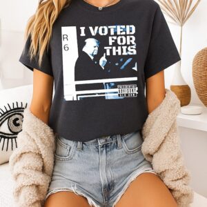 I Voted For This Trump Middle Finger T-Shirt