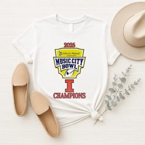 Illinois 2025 Music City Bowl Champions T-Shirt