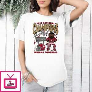 Indiana Hoosier Football Bison 2025 National Champions T-Shirt
