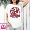 Indiana Hoosiers 16-0 Football Undefeated National Champs 2025 T-Shirt