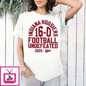 Indiana Hoosiers 16-0 Football Undefeated National Champs 2025 T-Shirt