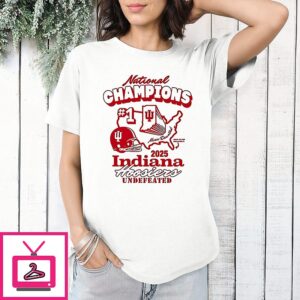 Indiana Hoosiers 2025 National Champions #1 Team T-Shirt